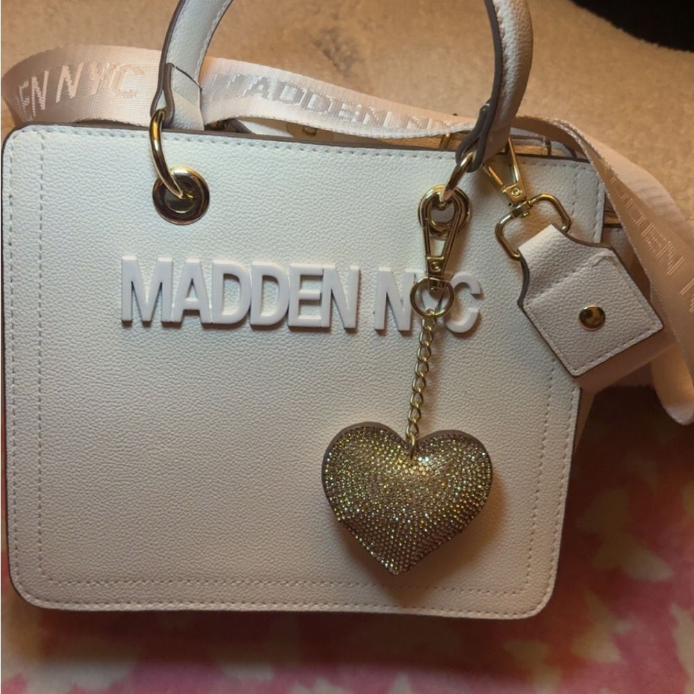 Madden NYC White Crossbody Bag